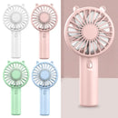 Portable Handheld Fan Small Cooling Fan USB Rechargeable Eyelash Eyelash Mute Cooler Handheld Fan Mini USB Rechargeable Desk