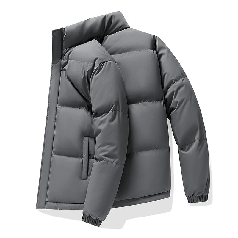 Winter Parka Jackets Men Cotton Coats Black Plus Size 6XL 7XL 8XL Oversize 2024 Thick Warm Stand Collar Windbreaker Loose