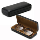 Unisex Glasses Box Lychee Pattern Leather Eyewear Protector Reading Glasses Case Women Men Sunglasses Case Hard Stress Resistant