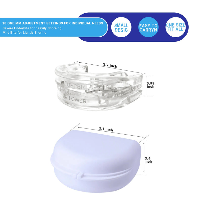 Adjustable Silicone Anti Snoring Device Teeth Whitening Night Sleep time Anti Grinding Braces
