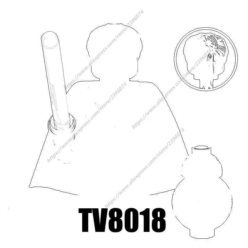 TV6102 Action Figures Movie accessories Building Blocks Bricks toys TV8009 TV8010 TV8011 TV8012 TV8013 TV8014 TV8015 TV8016