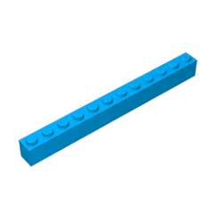 Gobricks GDS-538 Brick 1 x 12  compatible with 6112 pieces of children's DIY Building Blocks Technical