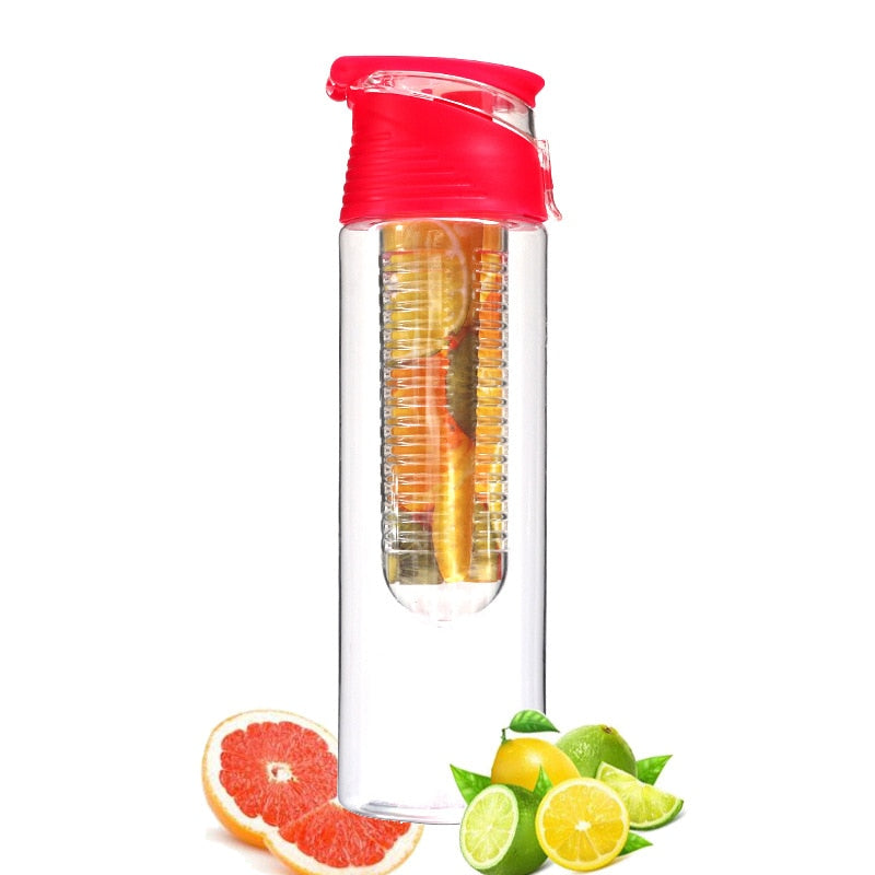 1000ml Water Fruit Bottle Bpa Free Plastic Sport Fruit Infuser Water Bottles with Infuser Juice Shaker Drink Bottle of Water