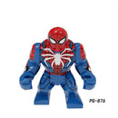 Marvel Action Figure Mini Block Adult Super Hero Series Iron Man Spider Man Assembled Block Children's Puzzle Toy Gift