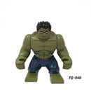 Marvel Action Figure Mini Block Adult Super Hero Series Iron Man Spider Man Assembled Block Children's Puzzle Toy Gift