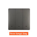 Benexmart Zigbee Wireless Switch 1 2 3 4 Gangs Scene Control Smart Home Devices Works with Tuya Click On Off Scene Switch Black