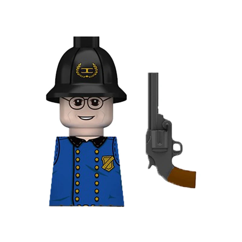 Military War US West Cowboy Figures Building Blocks City Police Detective Army Soldiers Weapons MOC Model Bricks Kids Toys Gifts