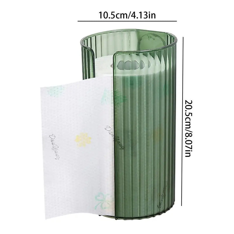 Paper Towel Holder Self Adhesive Wall Mount Kitchen Roll Rack Space Saving Paper Dispenser Waterproof Bathroom Paper Organizer