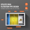 SucceBuy 8/40LBS Commercial Grease Trap Grease Interceptor Side Inlet Interceptor Under Sink Stainless Steel Grease Trap 2.8 GPM