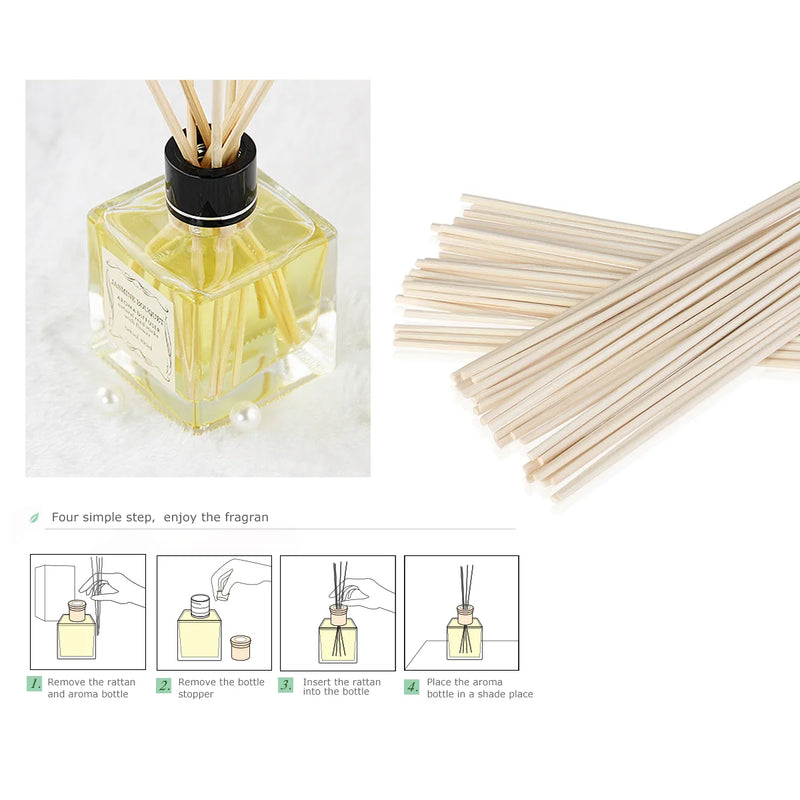 Volatile Stick Aroma Diffusers Essential Oils Rattan Reed Sticks Bamboo Duffuser Mikado Air Freshener Replacement Rattan Sticks