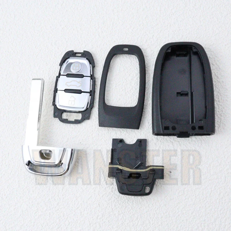 3 4 Bottons Replace Car Remote Key Shell Fob Case Housing for Audi A1 A4l A3 A4 A5 A6 A7 A8 Quattro Q5 Q7 R8 S4 S5 S6 S7 S8 TT