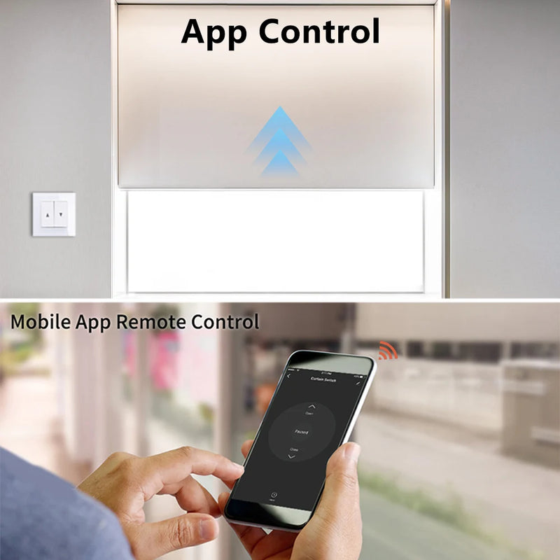 ZigBee Curtains Roller Shutters Blinds Switch Control Connected Motor Google Home Alexa Electric Window LoraTap Tuya Smart Life