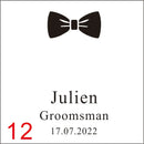 Personalized Logo Leather Hip Flask Set Birthday Father's Day Gift Custom 6oz Flask Wedding Favors Groom Groomsman Best Man Gift