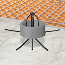 Pipe Reel Dispenser Rust-Resistant Heating Pipe Reel Decoiler Underfloor Heating System for Construction Sites/Factories