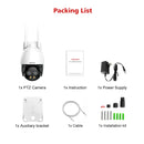 WIFI/4G /POE Surveillance Camera HD 8MP 2.8mm 8mm Dual Lens 10X Digital Zoom AI Humanoid Detection Auto Tracking Security Camera