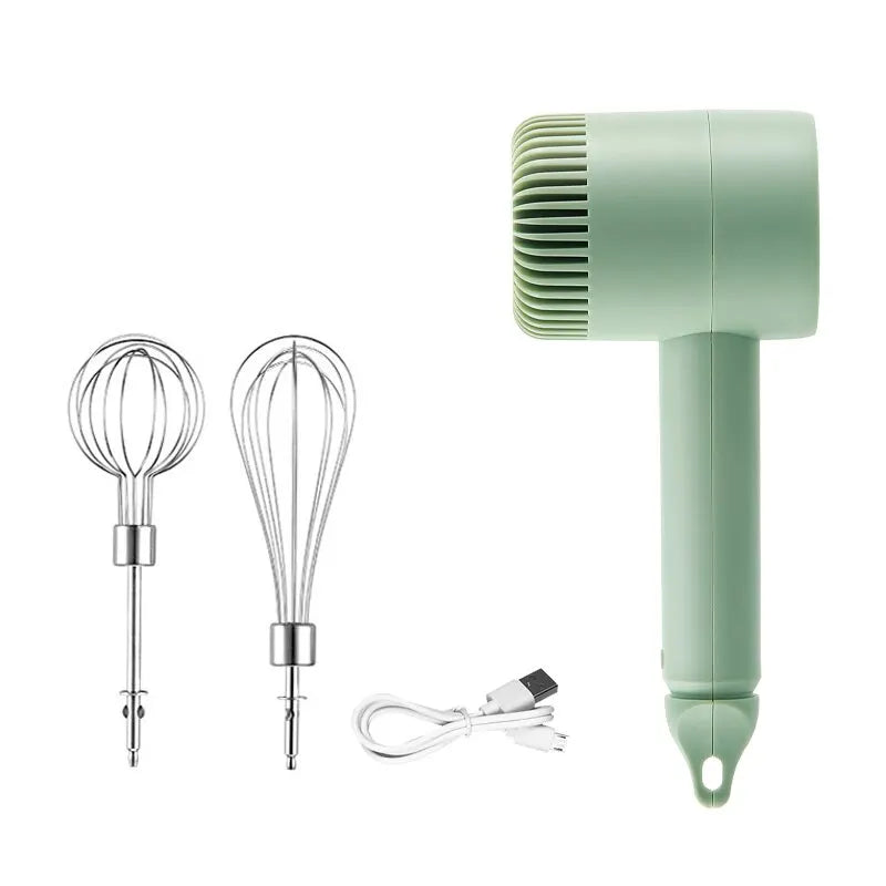Automatic Egg Beater Electric Household Baking Cream Beater And Dough Beater Cake Mixer Cream Beater Mini Electric Wireless Hand