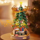 Robotime 3D Wooden Puzzles Music Box Christmas Melody Tree Wooden Model Kits for Adults to Build Best Gifts for Adults and Kids