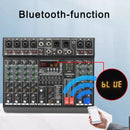 LOMEHO 7 Band EQ Audio Sound Mixer Table 6/8 Channel Mixing DJ Console with USB 2 AUX Output Individual 48V 99 Effect  AM-GT6/8