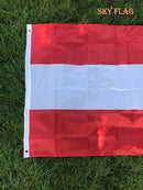 SKY FLAG Austria Flag 90x150cm hanging polyester printed AT Austria Flag Banner for Home Decoration