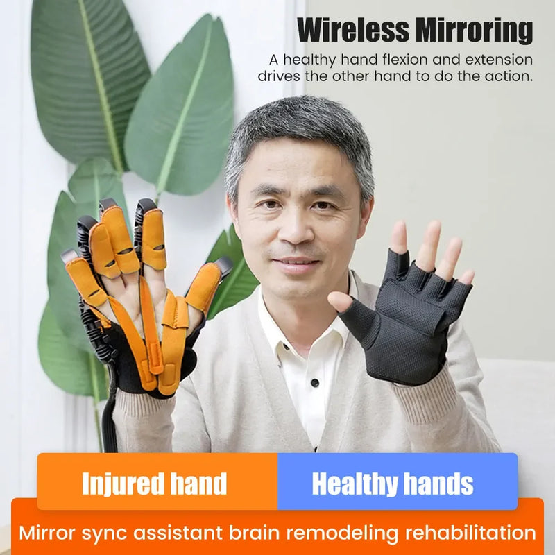 Hand Massage Glove Rehabilitation Robot Gloves Equipment for Stroke Hemiplegia Hand Function Recovery Finger Trainer Device