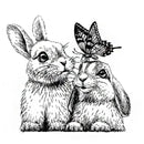 2022 New 10x10 Retro Easter Clear Stamps Girls Stamps Tie Child Bunny Lady Card Crafts No Metal Cutting Dies Scrapbooking