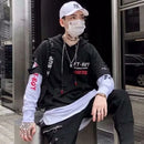 Men's Hoodies Male Casual Sweatshirts Streetwear Y2K Black Man Tops Korean Fashion Stylish Hip Hop Hoody Anime Dacning Clothing