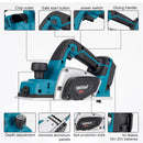 Brushless Electric Planer 15000RPM Cordless Handheld Cutting Tool Woodworking Trimmer Milling Engraving Tool For Makita Battery