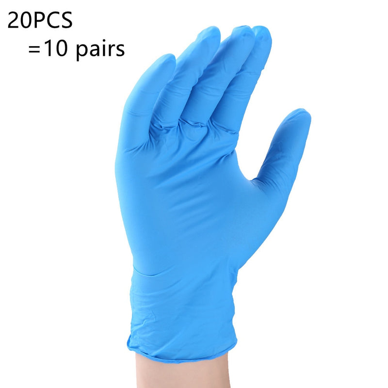 Black Disposable Chemical Resistant Rubber Nitrile Latex Work Housework Kitchen Home Cleaning Car Repair Tattoo Car Wash Gloves