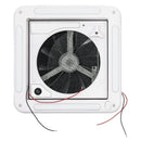 12V Caravan Ventilation Skylight RV Fan Vent Camper Exhaust Fan Shower Roof 280x280mm with LED Light