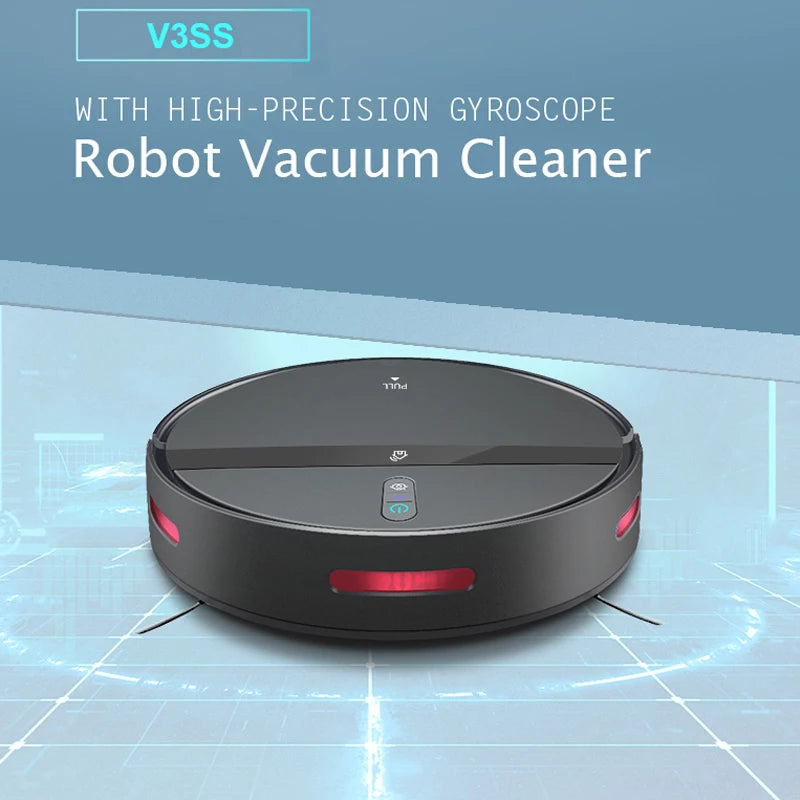 ZCWA V355 Robot Vacuum Cleaner 4400mAh Auto Charging 6000Pa Power Aspiration Gyroscopique App Control  Vacuum Cleaner Sweeper