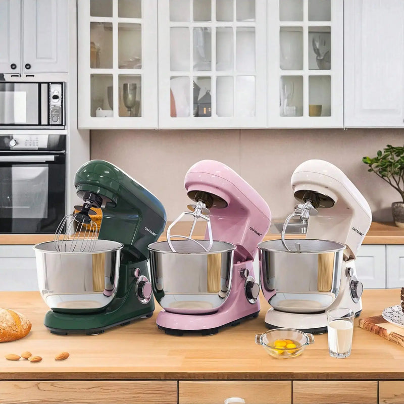 1pc Stand Mixer, 5L Tilt-Head Electric Household - 1300W 6+P electric blender, Food Beater And Butter Beater, EC Plug