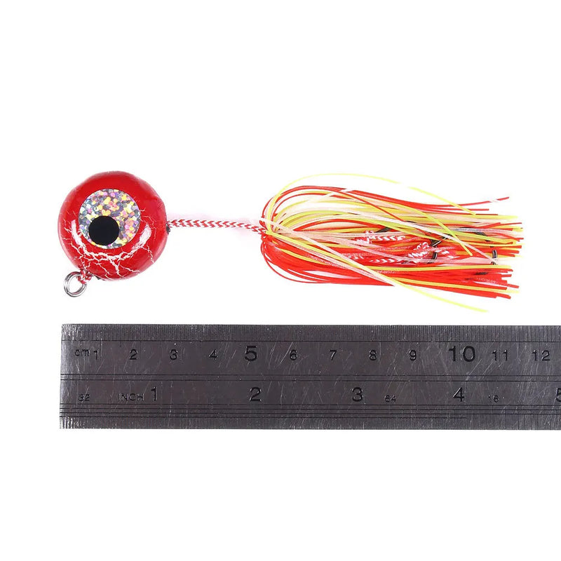 20g-120g Tenya Jig esca da pesca piombo Jighead esca nautica in mare con gonna in gomma esca da pesca luminosa in acqua salata