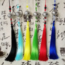 MO DAO ZU SHI Key Tassels Jiang Cheng Wei Wuxian Tassel DIY Anime Fringe Butterfly Bell Jewellery Pendant Keychain Accessories