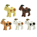 MOC City Animal Zoo Fram Accessories Building Block Figures Goat Sheep Eagle Owl Panda Parrot Seagull Penguin Bricks Toy Gift