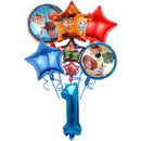 Cartoon Toy Story Buzz Lightyear Birthday Party Decoration Disposable Tableware Paper Plates Cups Balloons Baby Shower Supplies