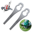 2-15PCS Lawnmower Blades Grass Trimmer Blades Spare Part Metal Grass Cutting Blade Practical Mowing Machine Blades Replacement