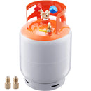 SucceBuy 30 lb Refrigerant Recovery Tank 400 psi Portable Cylinder Tank with Y-Valve for Liquid/Vapor Recovery Can for R22/R134A