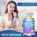 Keto Fat Burning Capsules - Promote metabolism - burn fat, enzyme detoxification, suppress appetite, enhance energy