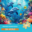 MINI 1000 Piece Jigsaw Puzzle for Adults Undersea World Made of Premium Paper Material Ideal Gift for Christmas New Year,Age 14+