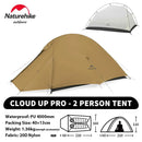 Naturehike Upgraded Cloud Up 2 Person Tent Outdoor Camping Tent Ultralight Waterproof Tent Free Standing Hiking Backpacking Tent
