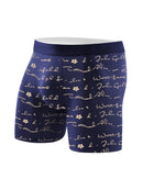 8-piece Set Of Men's Underwear Soft Breathable Comfortable Men's Long Boxers Letters Trendy Individual Sport Fitness Men's Pants