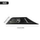 2pcs Turn Signal Lights LED Side Marker Turn Signal Lights FOR Honda Civic Sedan Hatchback Coupe 2016-2021 Car Accessories