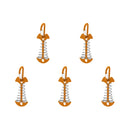 1/5Pcs Adjustable Plank Floor Spring Fishbone Anchor Tent Pegs Buckle Outdoor Awning Deck Stakes Fixed Nails Camping Tent Hooks