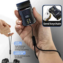 Portable Mini Keychain Light LED High Bright Flashlight Dual Light Source Outdoor Camping Fishing Multi-function Tool Torch Lamp