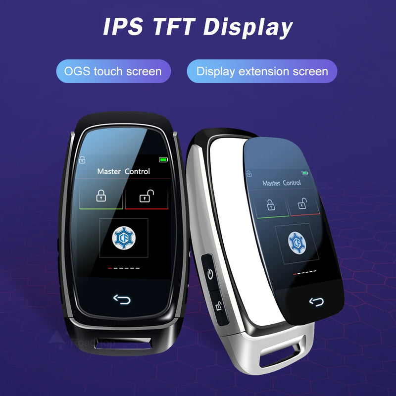 2024 New Universal LCD Smart Key APP Customized Wallpaper For BMW/Audi Cars LCD KEY Comfortable Entry Auto lock