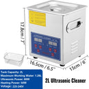 2/3/6/10L/30L Digital Heating Ultrasonic Cleaner 220V 40KHZ Stainless Steel Ultrasound Cleaning Machine Home Appliance