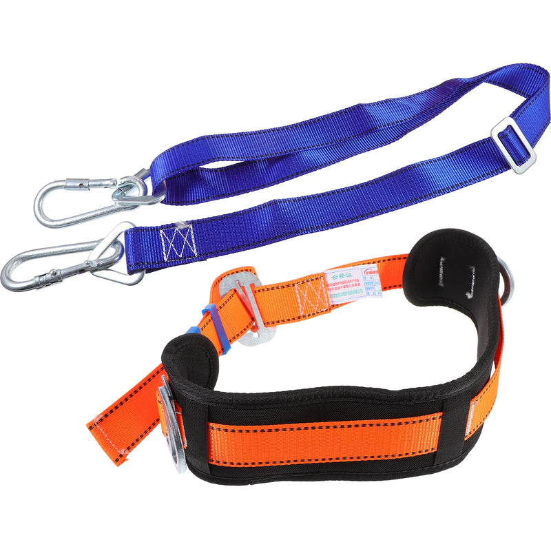 Safety Belt Durable Portable Practical Safety Harness Fall Protection Lanyard Safety Belt Electrician Safety Belt For Outdoor