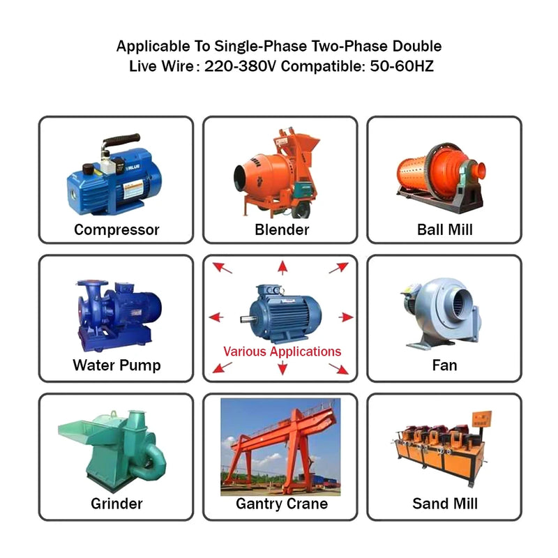 220V Single Phase Motor Soft Starter Module Controller 1KW2KW4KW6KW8KW Online Soft Starting Fan Pump Pressure Reducer Conveyor