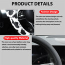Cow Print Car Steering Wheel Cover Leather Non-slip Universal Fit Wheel Protector for BMW X1 X3 X5 e30 e46 e60 e90 f30