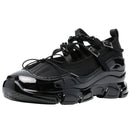 Spring And Autumn Women's Satin Low Heels Korean Style Pearl Chain Party And Work Wear Mary Jane Flats Ladies' Casual Boat Shoes